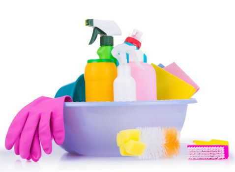Carpet cleaning equipment used in a Hanworth property