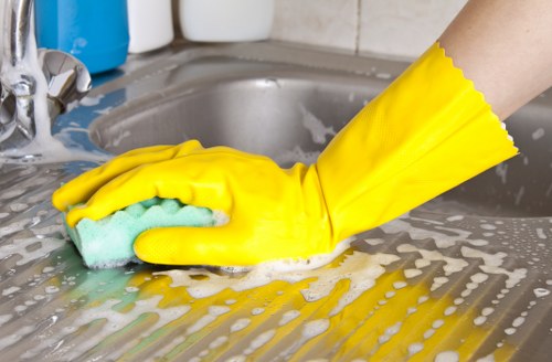 Low-carbon van used for environmentally responsible local cleaning